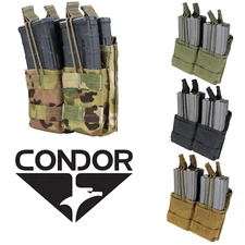 Condor Double Stacker Mag Pouch / Holds (4) Mags MA43