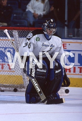 Original NHL Hockey Goalie Slide 1998 Tampa Bay Lightning Mark Fitzpatrick