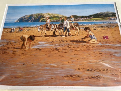 Steven Jones Artist Signed Print Llandudno Orme Beach Wales Limited Edition - 第 4/9 張圖片