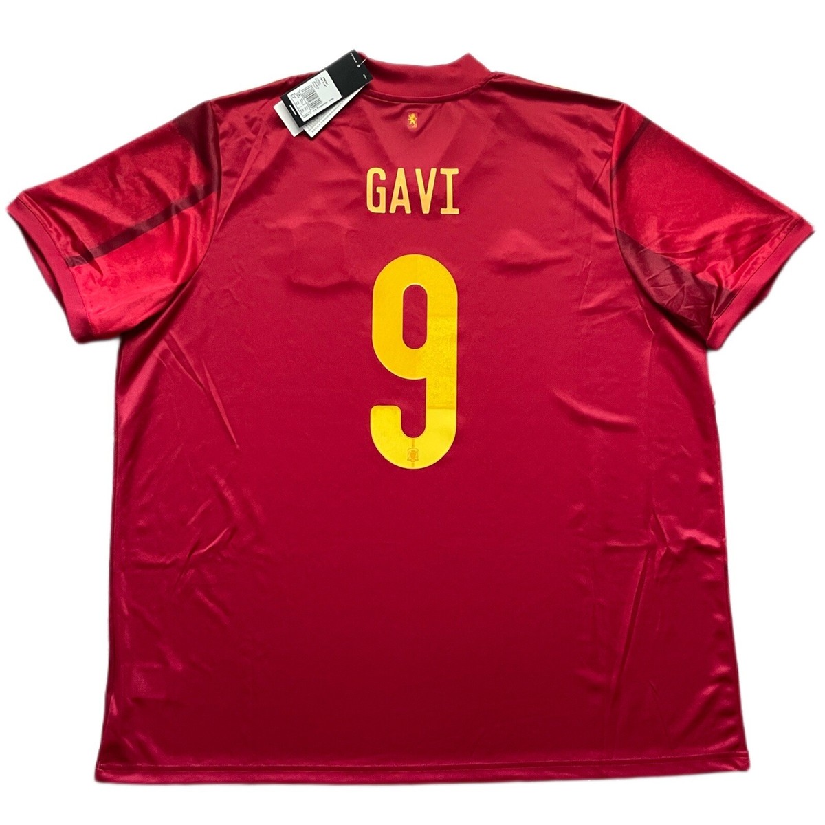 2020/21 Spain Home Jersey #9 Gavi 3XL Adidas Football Soccer