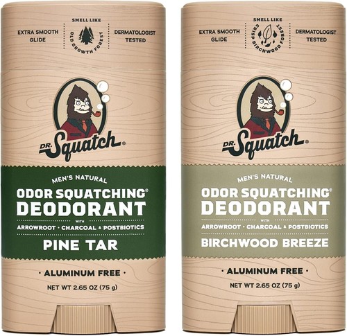 Dr. Squatch Men's Natural Deodorant 2 Pack - Picture 6 of 12
