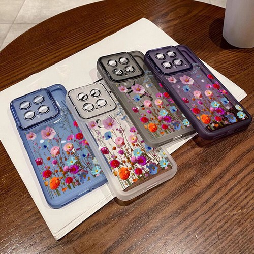 Clear For Xiaomi Redmi Note 12 Pro 13T Poco X6 Pro ShockProof Flower Case Cover - Picture 11 of 17