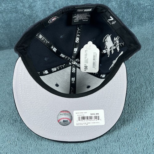 New Era 59Fifty Boston Red Sox Greetings From Boston Rare Fitted Hat Size 7 3/8 - Picture 5 of 5