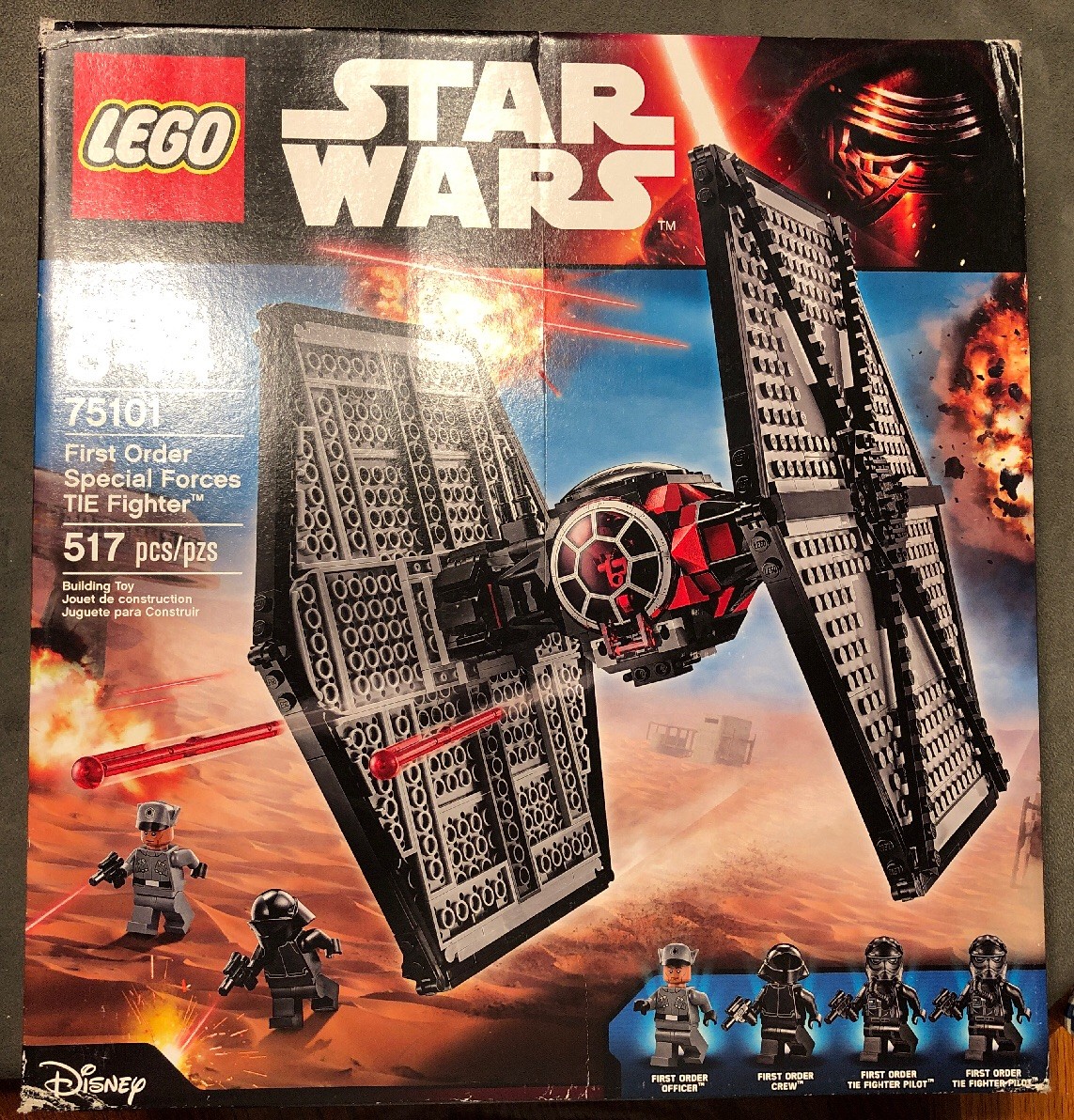 LEGO 75101 STAR WARS FIRST ORDER SPECIAL FORCES TIE FIGHTER (Distressed Box) New LEGO 75101 STAR WARS FIRST ORDER SPECIAL FORCES TIE FIGHTER (Distressed Box) New
