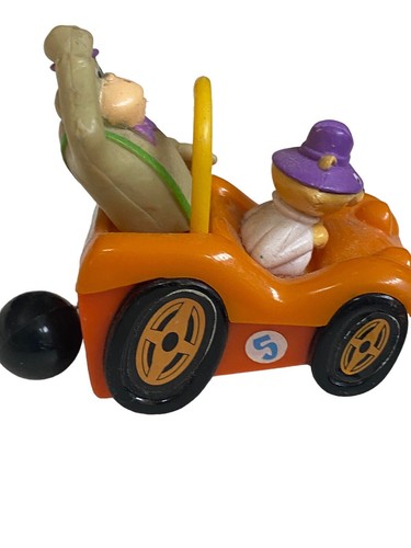 Vtg Magilla Gorilla Wacky Orange Race Car Toy 1997 Pull String Top Cat Figure - Picture 6 of 6