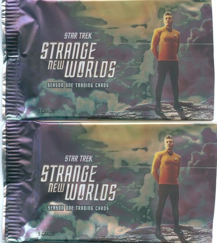 Star Trek Strange New Worlds Season 1 Complete 60 card base set 2 empty Wrappers - Afbeelding 5 van 6