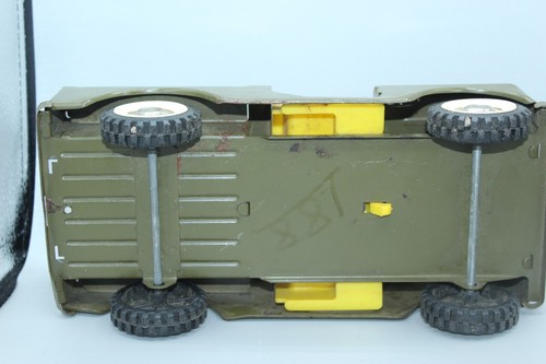 1960's Vintage Structo Army Jeep white wall tires Army Jeep made in U.S - Picture 7 of 7