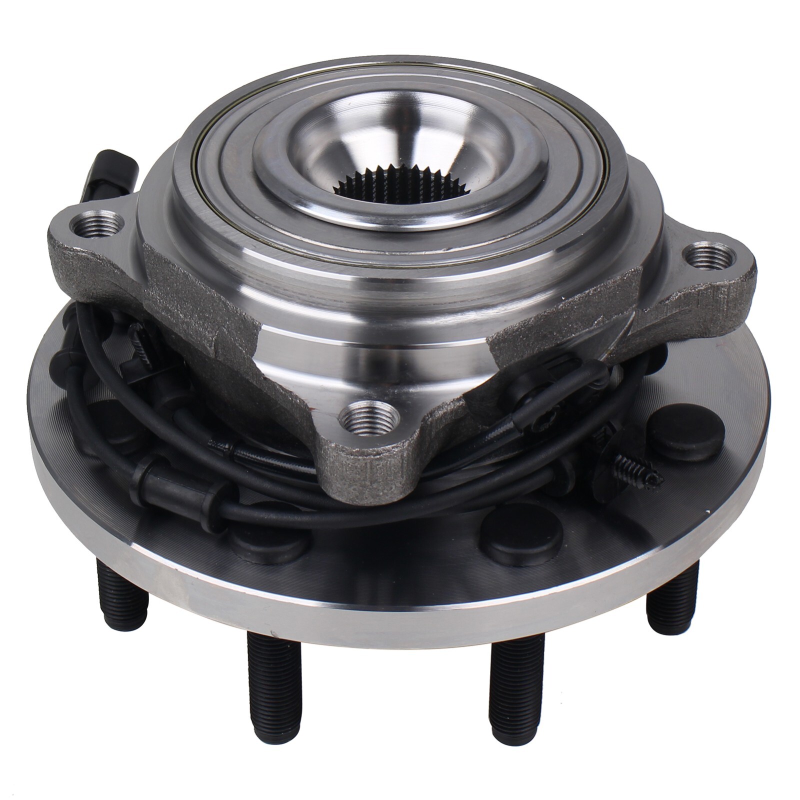 Pair Front Wheel Bearing Hub Assembly For 2012 2013 Ram 2500 3500 8 Lug W/ABS