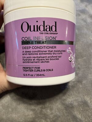 OUIDAD COIL INFUSION TRIPLE TREAT DEEP CONDITIONER 12.5 FL OZ/354 ML, Never Used