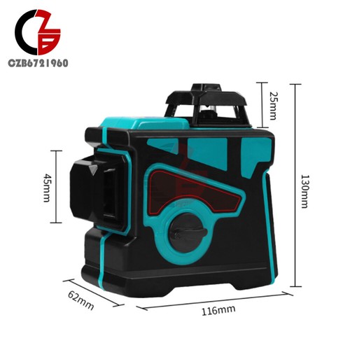 Portable Green/Blue Laser Level Automatic Cross Line Laser Self Leveling 360° - Picture 17 of 27