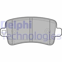 Delphi LP2084 Bremsbelagsatz, Scheibenbremse FüR Chevrolet Opel Saab