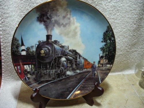 ARTAFFECTS PANAMA LIMITED COLLECTIBLE TRAIN PLATE JIM DENEEN