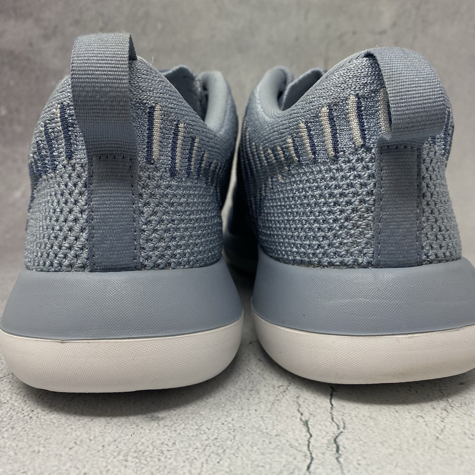 Nike Flyknit Roshe 2 Blue Running Athletic Sneakers Shoes Womens Sz 9 M
