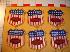 Football USA Patch set 9 total patches 