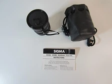 Sigma Zoom 0-11 / 1:3.5-4.5 / F=28-85mm Lens W/lens covers and pouch