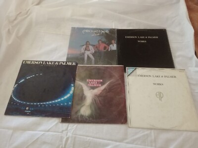 Lotto 5 dischi in Vinile Emerson Lake & Palmer - 33 Giri Anni 70 80