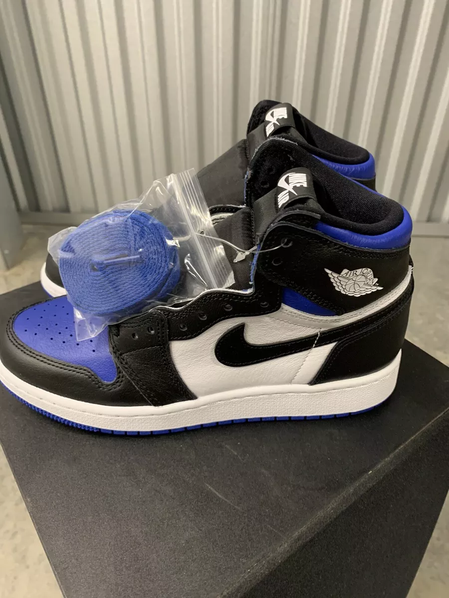 Air Jordan 1 Retro High Royal Toe GS size 5Y *100% Authentic* Deadstock