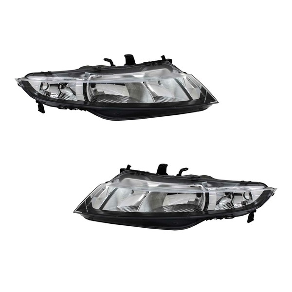 Halogen Scheinwerfer Set Links & Rechts H1 FüR Honda Civic Viii Hatchback-image