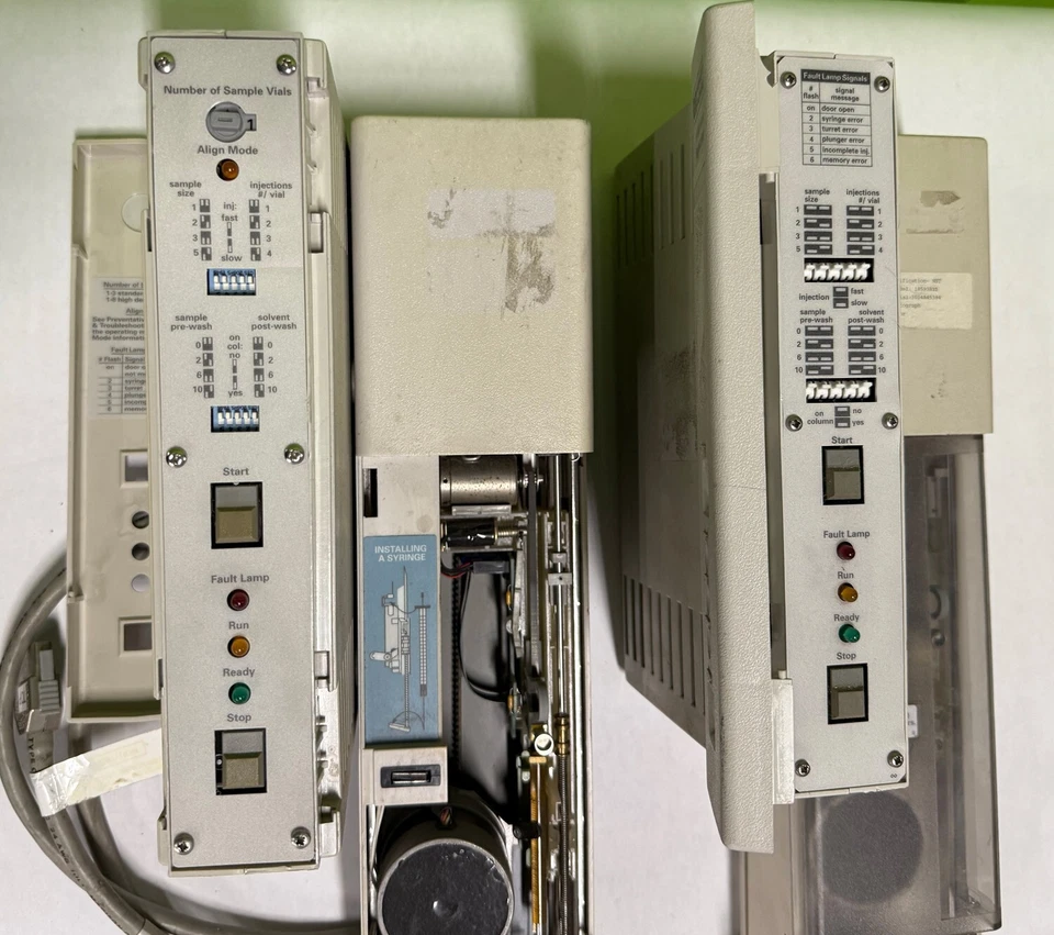 Par (2) Inyector Agilent 6890 18593B G1513A Cromatografía Automuestreador PIEZAS Foto 2 de 4