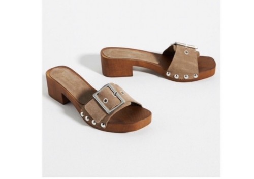 Anthropologie Open Toe Buckle Sandals. New in Box. Size 8. - 第 1/5 張圖片