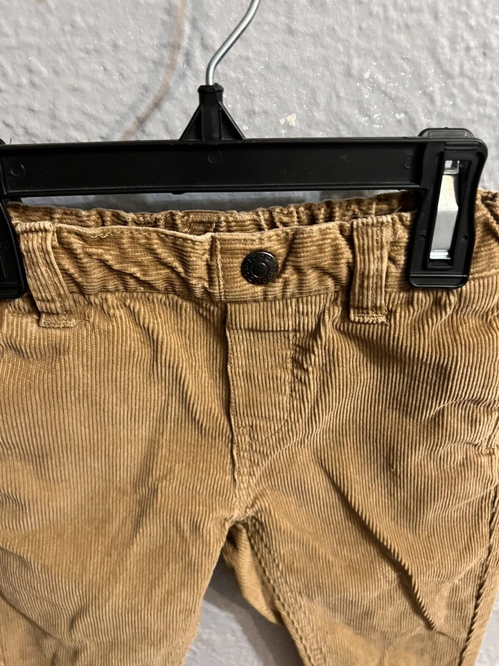 Вельветовые желтовато-коричневые брюки Izod для мальчиков размер детский 4T - Изображение 3 из 4