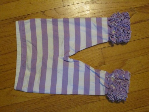 Sew Sassy Lavender Fields Icing Capris Size 4 - Picture 2 of 5