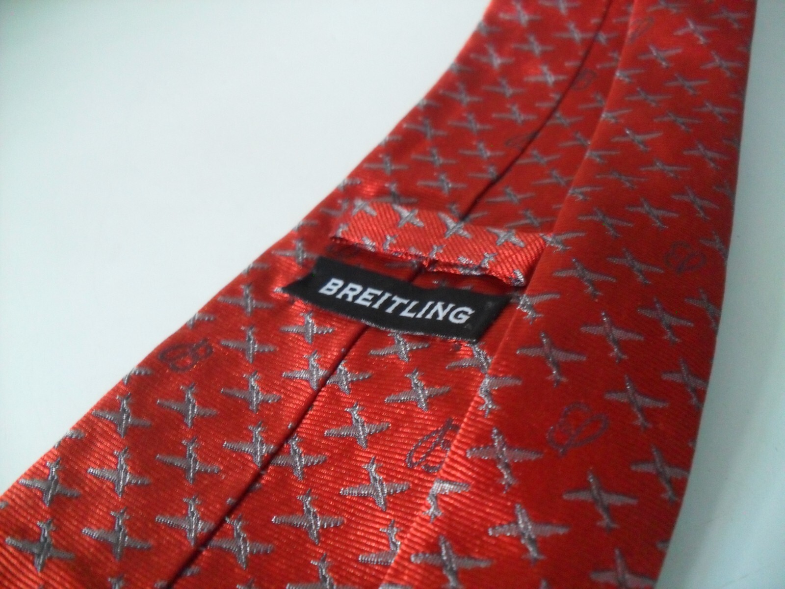 Breitling Tie Iconic Script "B Airplane" Logo Aut… - image 6