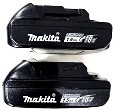 (2) NEW 18V GENUINE BL1815N 1.5 AH Makita Compact Battery 18 Volt For Drill, Saw