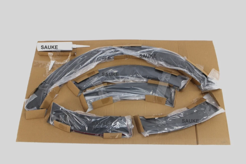 for 2009- 17 Q5 SQ5 body flare wheel arches cover extensions black 10pc kit set - Imagem 3 de 4