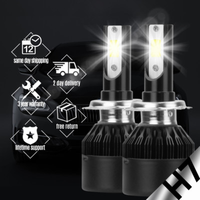 XENTEC LED HID Headlight kit H7 White for Mercedes-Benz E280 1999-2009