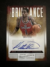 2012-13 Panini Brilliance Basketball Rod Strickland Auto /199 Washington Bullets