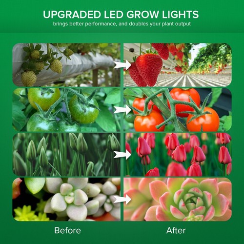10W-100W LED Indoor Plants Grow Light Clip On Growing Lamp Bulb With Timer SANSI - Picture 159 of 165