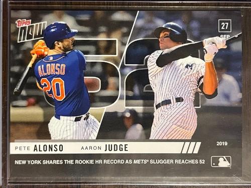 2019 Topps Now 906 Pete Alonso / Aaron Judge