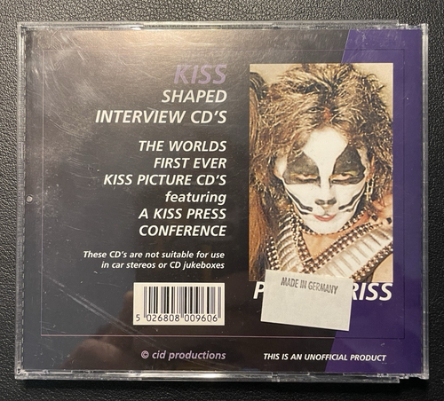 KISS Shaped CD Limited Edition Picture Disc ~ German Import ~ PETER CRISS - Picture 5 of 5