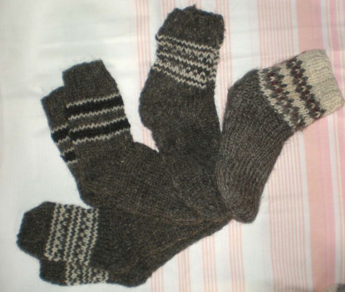 Sheep's Wool Socks 100% Natural Warm Handmade Casual All Sizes New - 第 10/12 張圖片