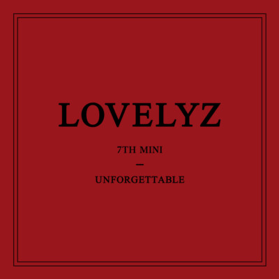 LOVELYZ UNFORGETTABLE 7th Mini 2SET CD+Photobook+Photocard+Etc+