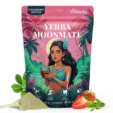 Yerba Mate Tea Powder, 4 in 1 Super Yerba with Probiotic  Mushroom, Yerba Mate