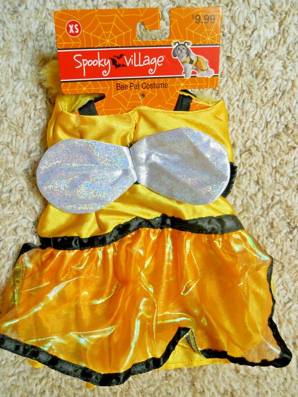 Bumble Bee Dog Costume, size XS, brand new w/tags, Spooky Village