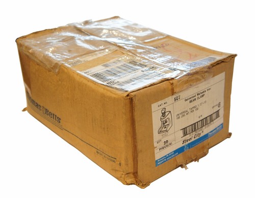 Caja de (18) Thomas & Betts 507 abrazadera de haz de hierro universal golpeada 1/2" - 13 - Imagen 2 de 6