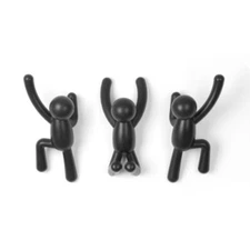Umbra Buddy Wall Hooks – Decorative Wall Mounted Coat Hooks for Hanging Coats, S