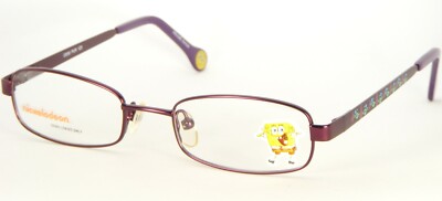 NEW Nickelodeon by Viacom Sponge Bob OB06 PUR PURPLE EYEGLASSES FRAME 45-17-125