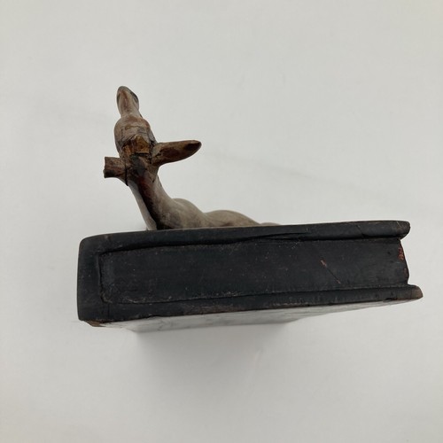 "Par de 8"" sujetalibros de jirafa de madera tallada a mano para safari tribal africano selva" - Imagen 16 de 23
