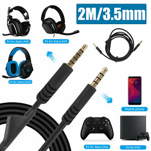 For Astro A10 0 Gaming Headset Replacement Audio Cable Cord 2m 3 5mm Ebay