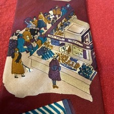 Don Loper Beverly Hills Scene Neck Tie Italian Silk USA Made 61β