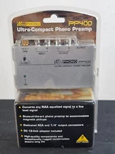 Behringer PP400 Microphono Compact DJ Phono Preamp NEW