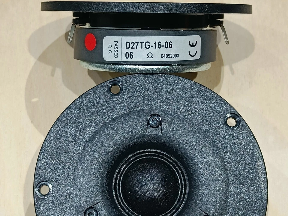 TWEETER VIFA D27TG 16-06  -  6 - OHM  - 100W - COPPIA - 2 PEZZI ! - - Immagine 4 di 4