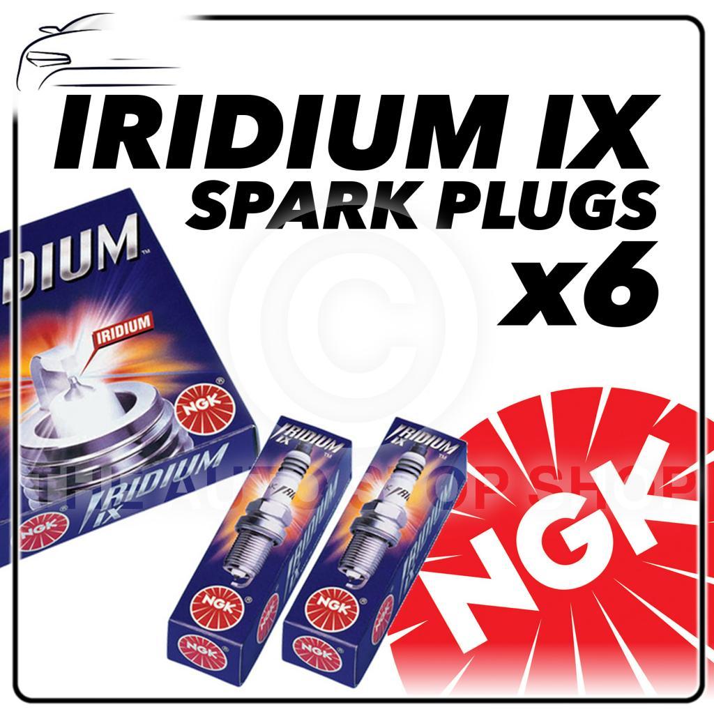 6x NGK SPARK PLUGS Part Number BR8HIX Stock No. 7001 Iridium IX New Genuine