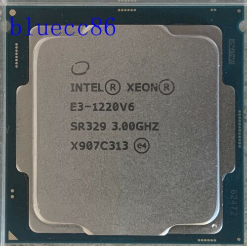 Promote wireless Towing Intel Xeon E3-1220V6 3.00GHz 8M 72W LGA1151 E3-1220 V6 Quad-core CPU  Processor | eBay