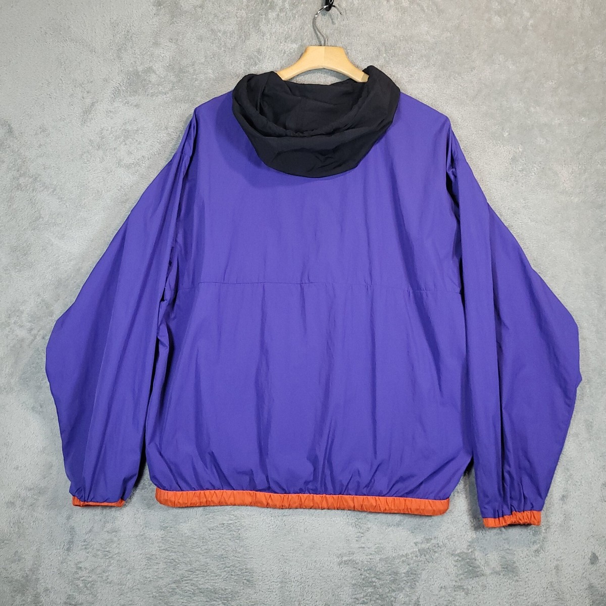 Arizona Jean Co. Windbreaker Adult Medium Purple Pullover 1/4 Zip