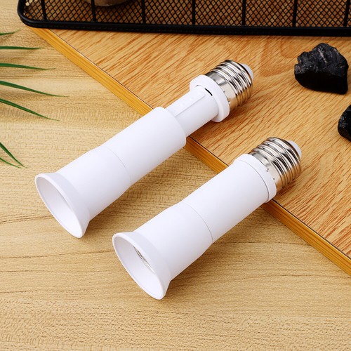 2 Pcs Light Socket Extender Bulb Convert Lamp Head Office Lightbulb - Picture 7 of 11